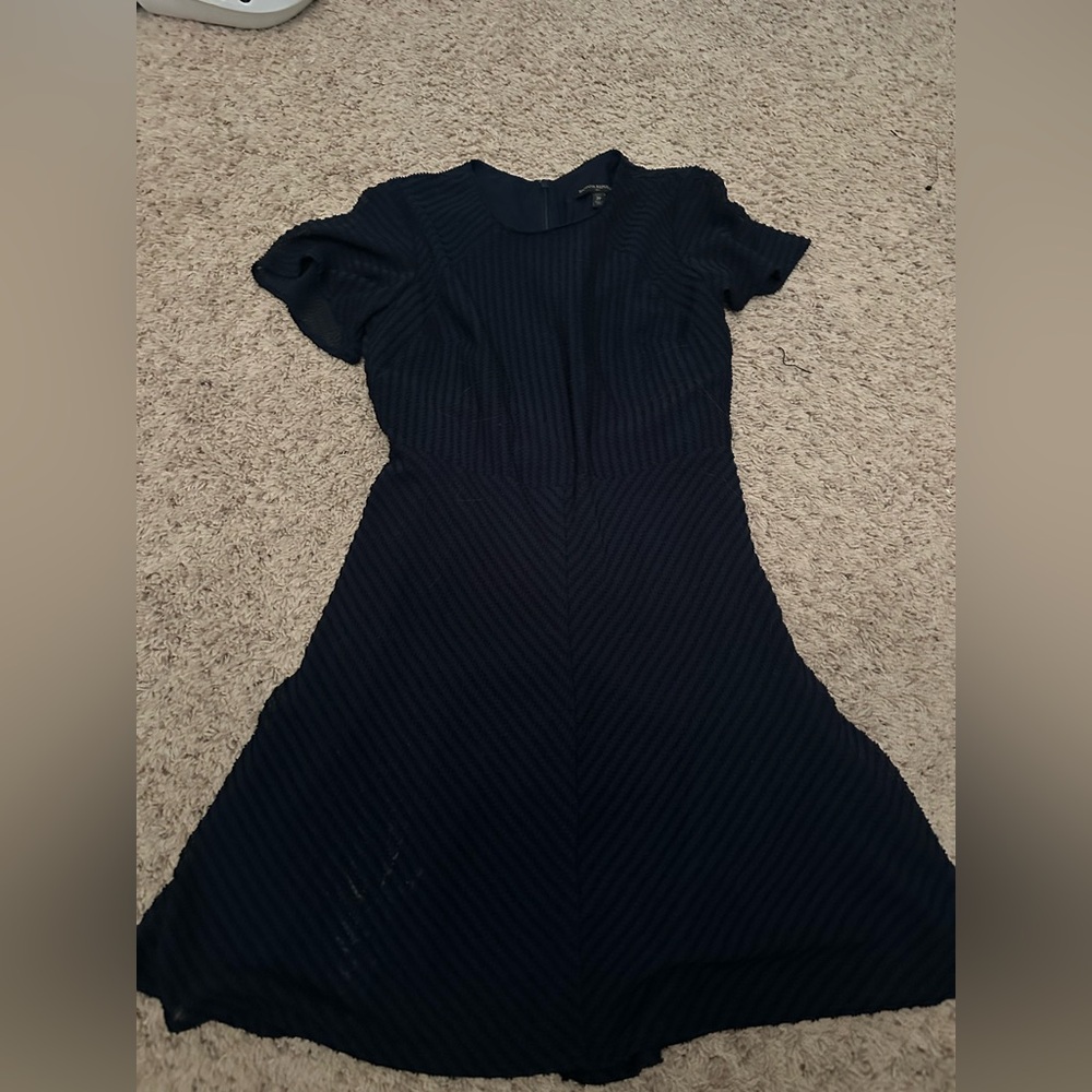 Banana Republic Dark Blue Midi Dress